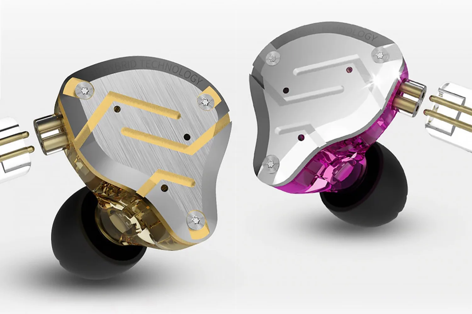 KZ ZS10 Pro'nun paslanmaz çelik ve alüminyum alaşımlı premium gövdesi