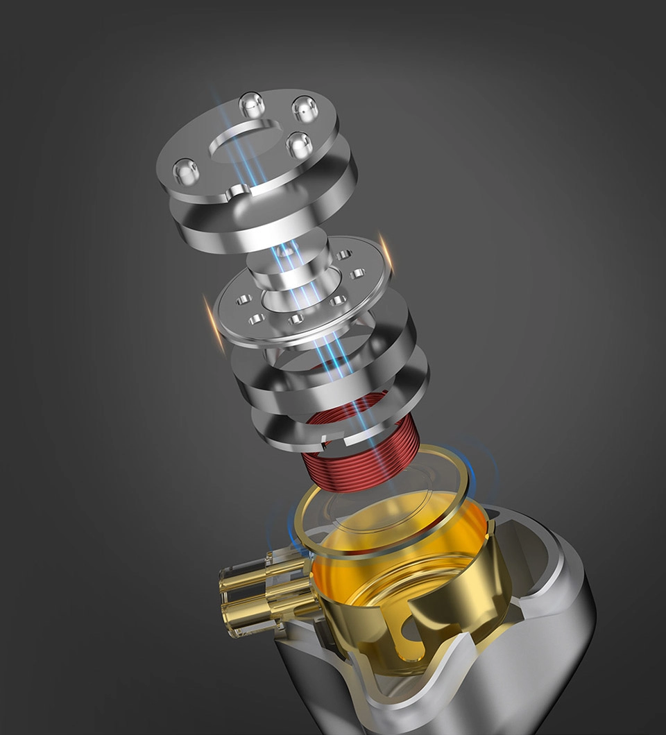 KZ ZVX kulaklığın 4.8 mikron ultra ince diyafram teknolojisi