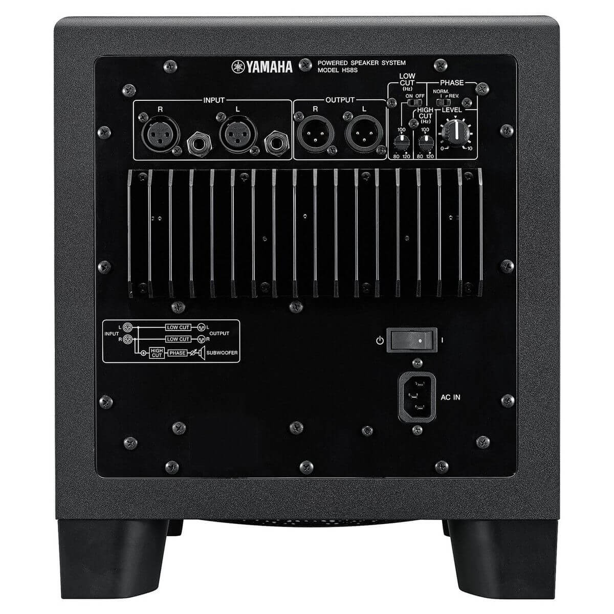 Yamaha HS8S gürültü önleyici port tasarımı teknolojisi