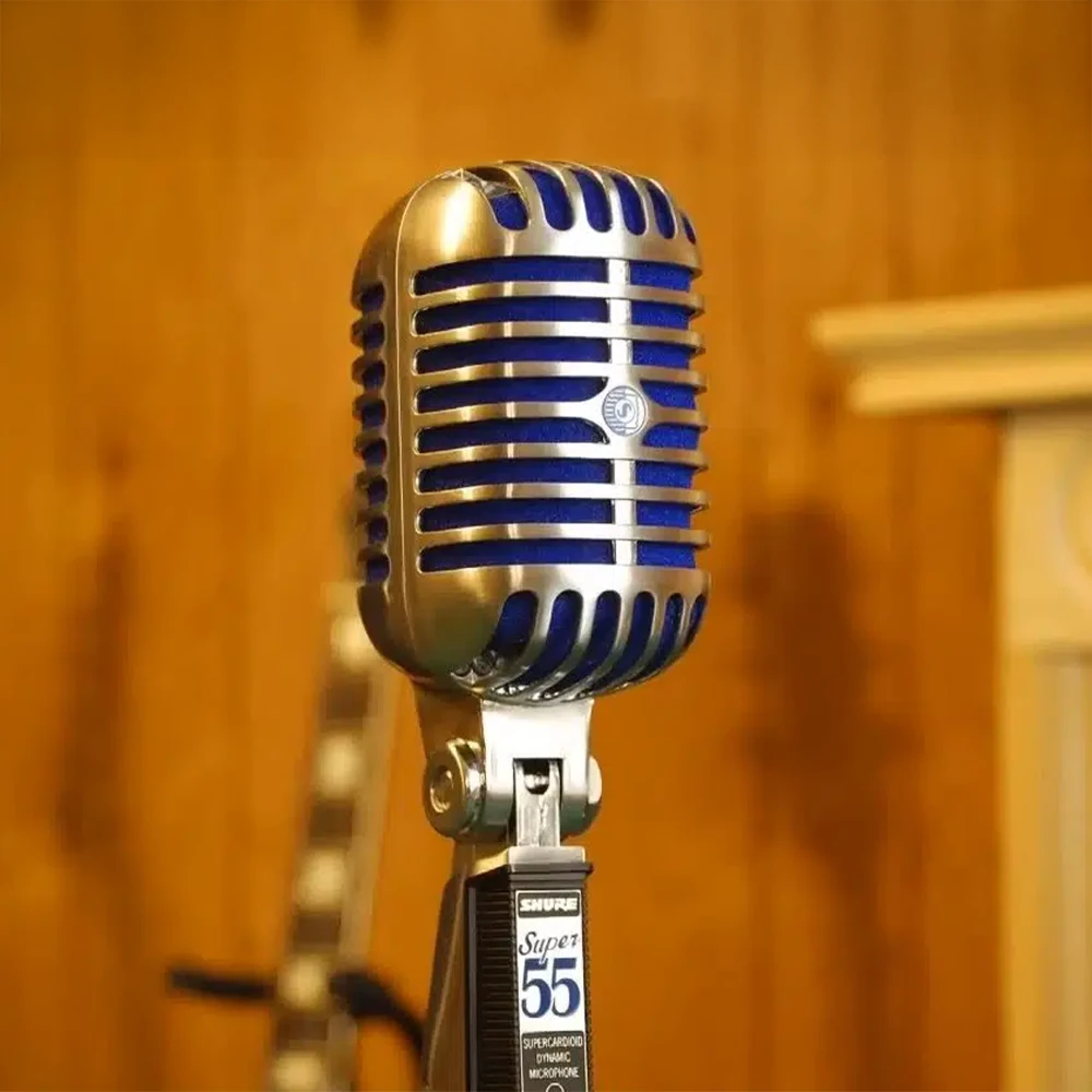 Shure Super 55 Deluxe vintage vokal mikrofonu