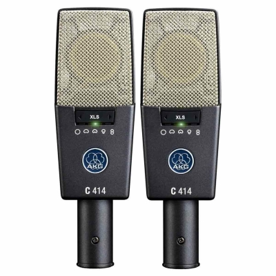 AKG C414 XLS Match Pair Stereo Condenser Stüdyo Mikrofon Seti - 1