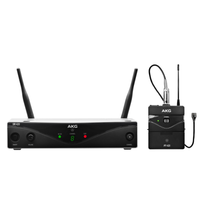 AKG WMS420 PRESENTER SET Band A Yaka Telsiz Mikrofon Seti - 1