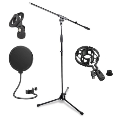 Alctron SM209 Mikrofon Sehpası + Pop Filtre + Shock Mount Set - 1