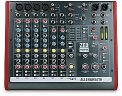 Allen & Heath ZED-10FX Efektli ve USB Destekli 10 Kanallı Analog Mikser - Allen & Heath