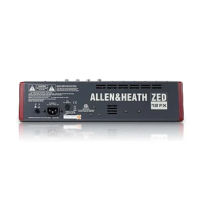 Allen & Heath ZED-12FX Efektli ve USB Destekli 12 Kanallı Analog Mikser - 3