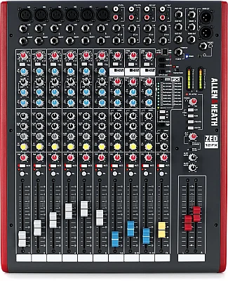Allen & Heath ZED-12FX Efektli ve USB Destekli 12 Kanallı Analog Mikser - 1