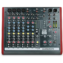 Allen & Heath ZEDi-10FX 4x4 USB Ses Kartlı ve Efektli 10 Kanallı Analog Mikser - Allen & Heath