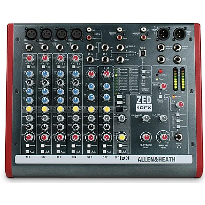 Allen & Heath ZEDi-10FX 4x4 USB Ses Kartlı ve Efektli 10 Kanallı Analog Mikser - 1