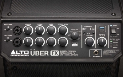 Alto UBER FX 100-WATT PORTATİF ŞARJ EDİLEBİLİR BLUETOOTT PA SİSTEMİ - 3