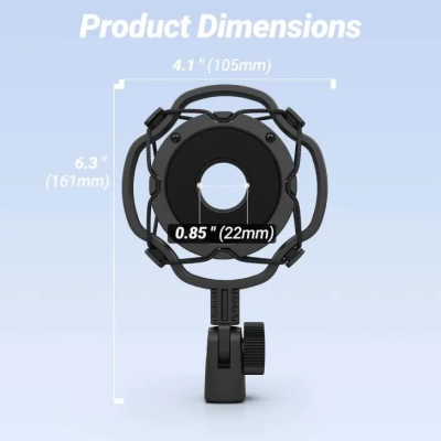 Audio-Technica AT2020 Stüdyo Set (Mikrofon Tutucu + 2 Mt Balanslı Kablo + Pop Filtre) - 7