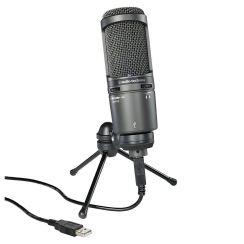 Audio-Technica AT2020USB+ USB Yayıncı Gamer Bilgisayar Condenser Mikrofon - Audio-Technica