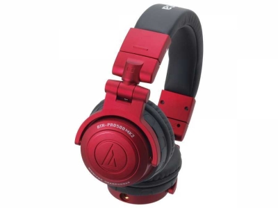 Audio-Technica ATH PRO500MK2 DJ Monitör Kulaklığı Kırmızı - 1