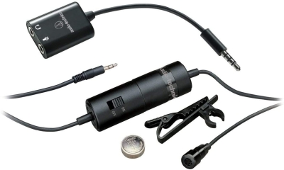 Audio-Technica ATR3350is Kamera / Telefon İçin Yaka Mikrofonu - 1