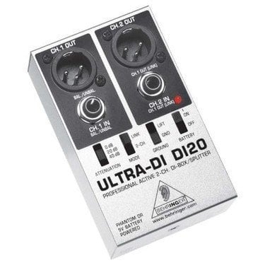 Behringer DI20 2 Kanal Aktif DI Box - 1