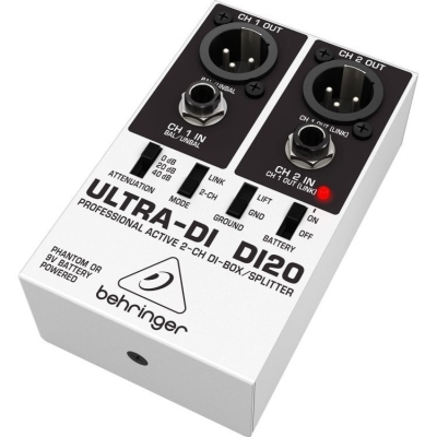 Behringer DI20 2 Kanal Aktif DI Box - 2