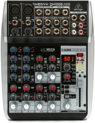 Behringer QX1002USB 10 Kanal Efektli Mikser - 1