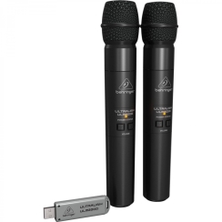 Behringer ULTRALİNK ULM202USB KABLOSUZ ÇİFT VOKAL MİKROFONU - Behringer
