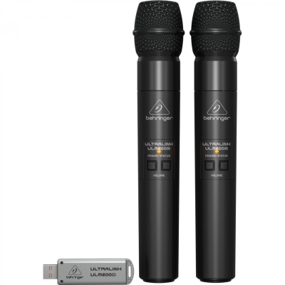 Behringer ULTRALİNK ULM202USB KABLOSUZ ÇİFT VOKAL MİKROFONU - 2