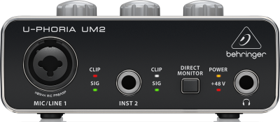 Behringer UM2 Tek Kanal Ses Kartı - 1