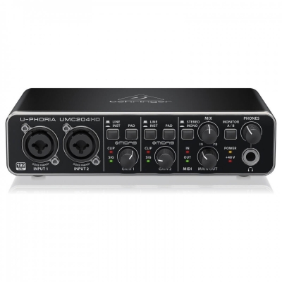 Behringer UMC204HD 2 Kanal Ses Kartı - 1