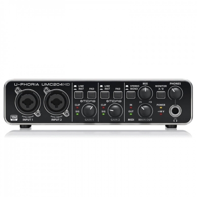 Behringer UMC204HD 2 Kanal Ses Kartı - 4