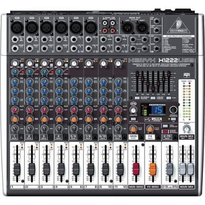 Behringer XENYX X1222USB 16 Kanallı Efektli Mikser - 1