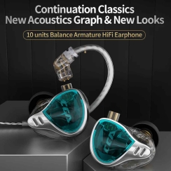 CCA CA10 10 Dengeli Armatür HiFi In-ear Monitör Kablolu Kulak İçi Kulaklık - 6