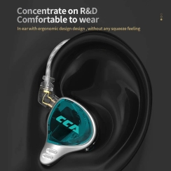 CCA CA10 10 Dengeli Armatür HiFi In-ear Monitör Kablolu Kulak İçi Kulaklık - 7