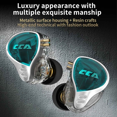 CCA CA10 10 Dengeli Armatür HiFi In-ear Monitör Kablolu Kulak İçi Kulaklık - 5