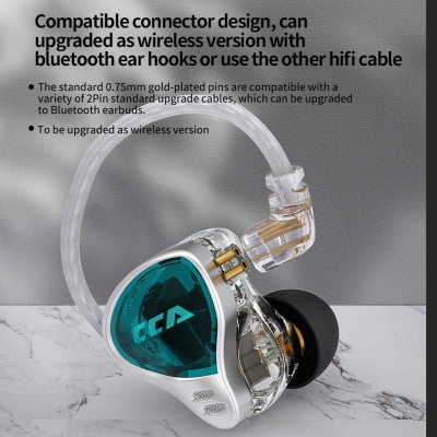 CCA CA10 10 Dengeli Armatür HiFi In-ear Monitör Kablolu Kulak İçi Kulaklık - 4