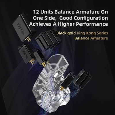 CCA CA24 Dengeli Armatür HiFi In-ear Monitör Kablolu Kulak İçi Kulaklık - 12