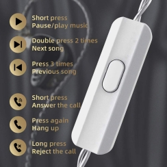 CCA CA24 Dengeli Armatür HiFi In-ear Monitör Kablolu Kulak İçi Kulaklık - 11