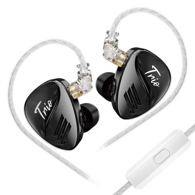 CCA Trio Dinamik Sürücü HiFi In-ear Monitör Kablolu Kulak İçi Kulaklık - 1