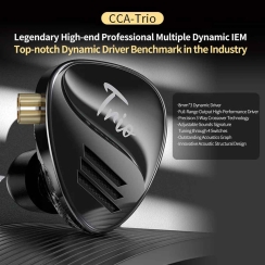 CCA Trio Dinamik Sürücü HiFi In-ear Monitör Kablolu Kulak İçi Kulaklık - 10
