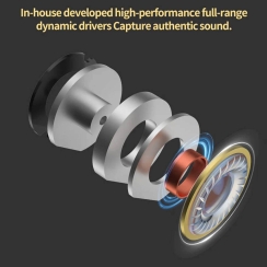 CCA Trio Dinamik Sürücü HiFi In-ear Monitör Kablolu Kulak İçi Kulaklık - 6