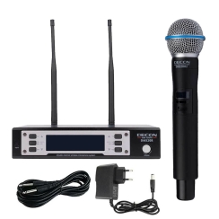 Decon DM-520E UHF Dijital EL Tipi Telsiz Kablosuz Mikrofon - Decon