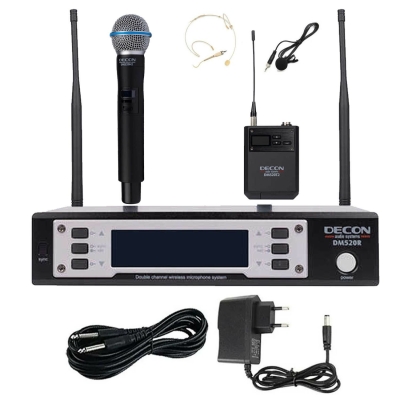 Decon DM-520EYH EL Yaka Headset Kablosuz Mikrofon - 1