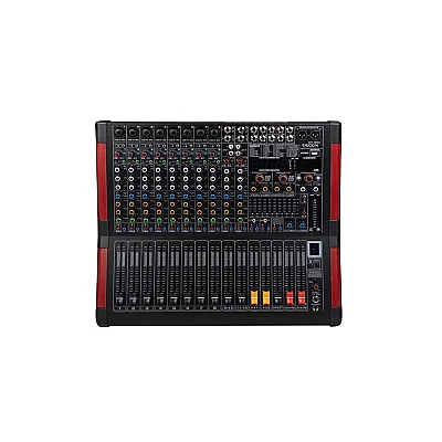 Decon DMP-122FX 12 Kanal 2x650W Profesyonel Power Mikser - 1