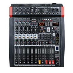 Decon DMP-8P Profesyonel 2x650 Watt Power Mixer - Decon