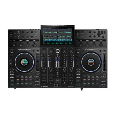 Denon DJ Prime 4+ Profesyonel 4 Kanal DJ Setup - 1