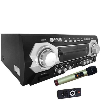 Denox DXV-LOGIC 802 MIC 120 Watt 4 Ohm Amfi - 1