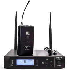 Doppler DM500B UHF Dijital Tek Yaka Telsiz Kablosuz Mikrofon - Doppler