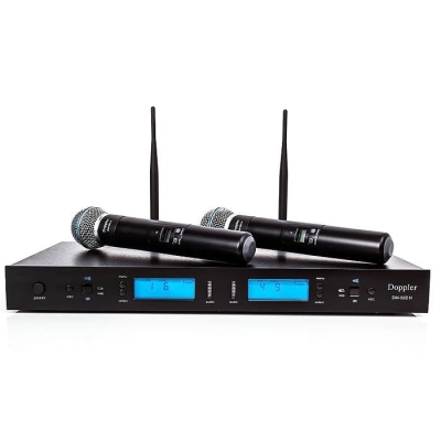 Doppler DM502HB Dijital UHF Çift EL Telsiz Kablosuz Mikrofon - 1