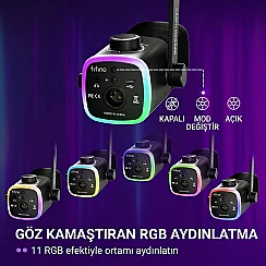 Fifine Ampligame AM9 Hibrit USB/XLR Yayıncı Mikrofon Seti - 7