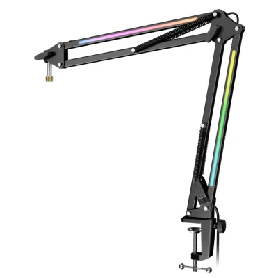 Fifine Ampligame BM38 RGB Profesyonel Oyuncu Mikrofon Standı - 1