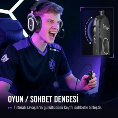 Fifine Ampligame H13 Mikrofonlu 7.1 RGB Oyuncu Kulaklığı - 4