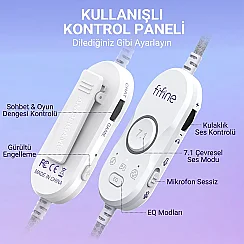 Fifine Ampligame H16 Mikrofonlu 7.1 Oyuncu Kulaklığı - 6