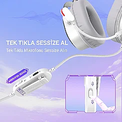 Fifine Ampligame H16 Mikrofonlu 7.1 Oyuncu Kulaklığı - 7