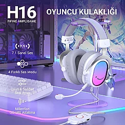 Fifine Ampligame H16 Mikrofonlu 7.1 Oyuncu Kulaklığı - 8