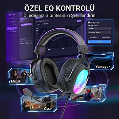 Fifine Ampligame H16 Mikrofonlu 7.1 Oyuncu Kulaklığı - 12